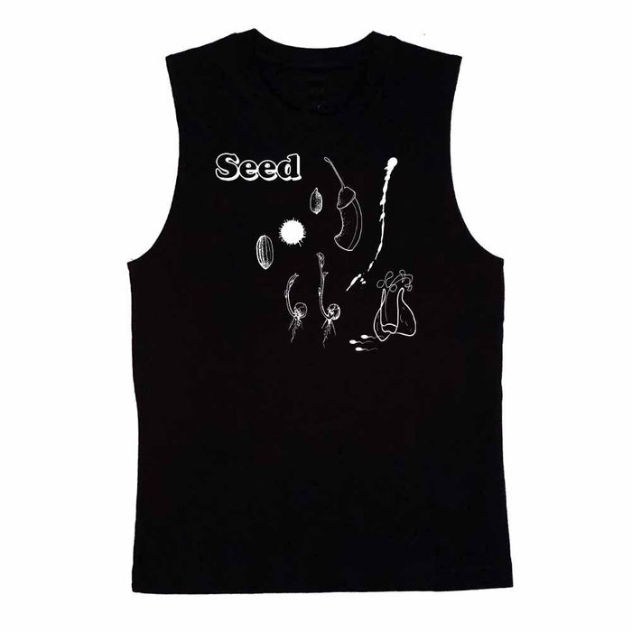 Seed Sleeveless T-Shirt collaboration with Lord Tattoo