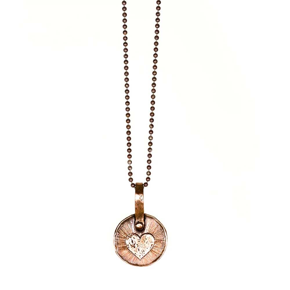 Keepsake Heart Necklace in Bronze