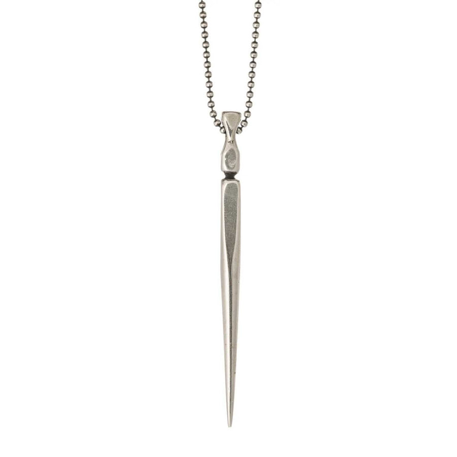 Long Sword Necklace in Silver by MarLa Studio (Marla Wallerstein)