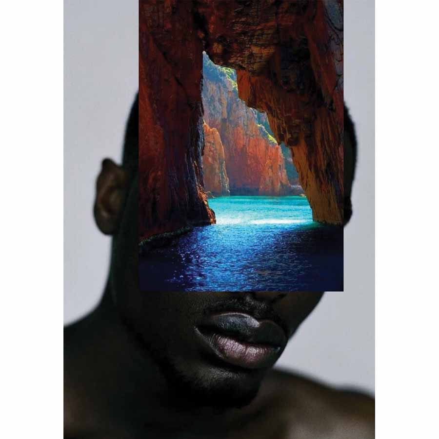 Naro Pinosa Black Man Grotto Postcard - SHIPS JUNE