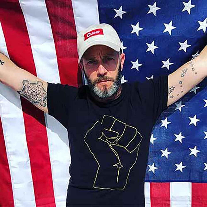 Queer dad twill Adjustable Hat Adam Singer