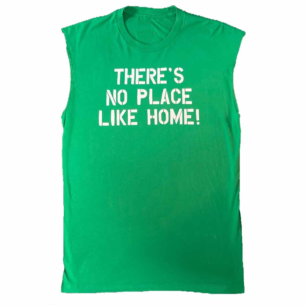 There is no planet B kelly green sleeveless T-shirt front