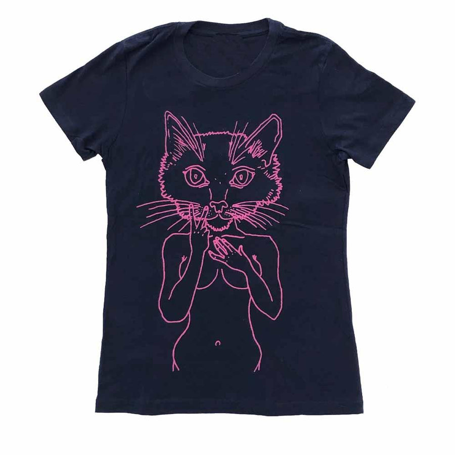 Pink Pussycat Femme Fit T-Shirt - PPFA by Brian Kenny