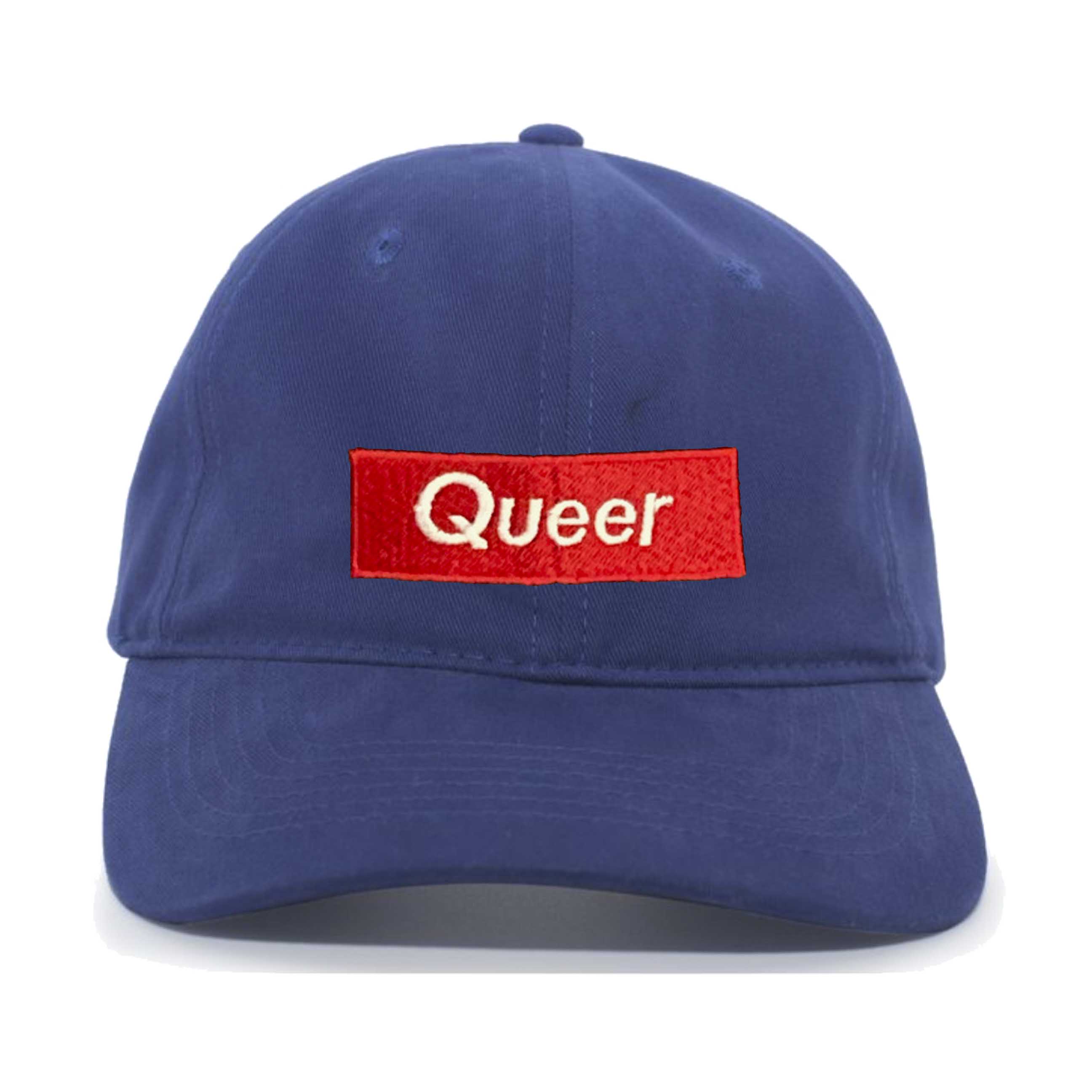Queer Dad Twill Adjustable Hat Royal