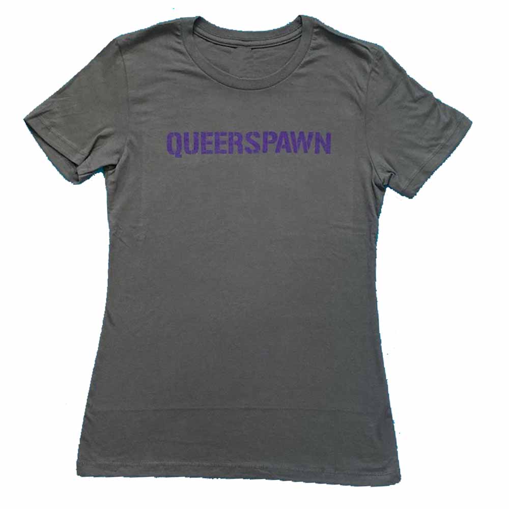 "QUEERSPAWN" Femme Fit T-Shirt - COLAGE