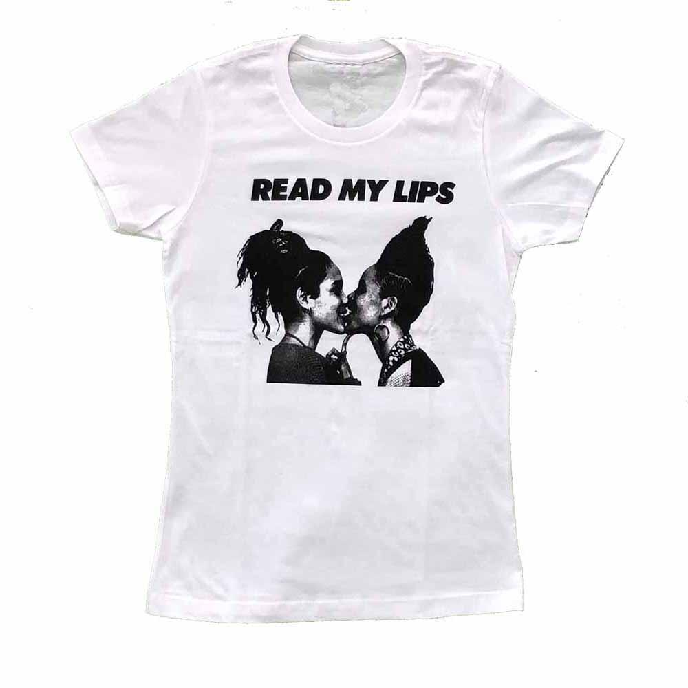 Read My Lips Women Femme Fit T-Shirt - Rainbow Railroad
