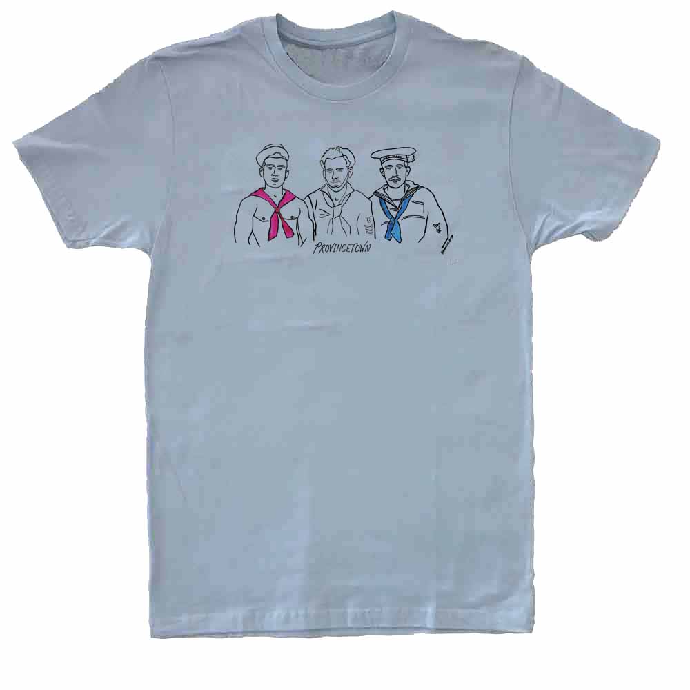 Seamen Provincetown T-Shirt - Stonewash Blue