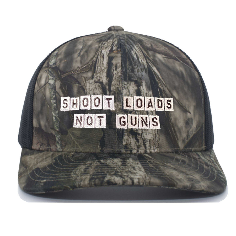 Shoot Loads Not Guns Mossy Oak Snapback - Gays Against Guns supporting Gays Against Guns