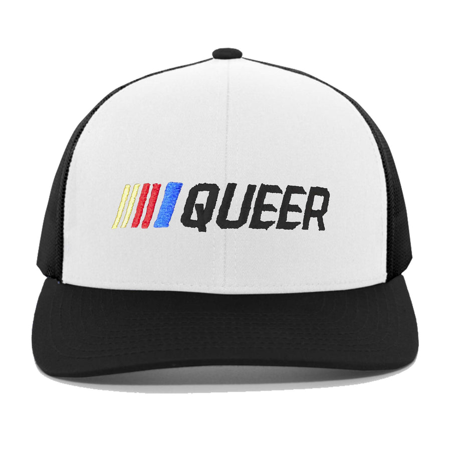 Stripe Queer Mesh Snapback - Trevor Project supporting The Trevor Project