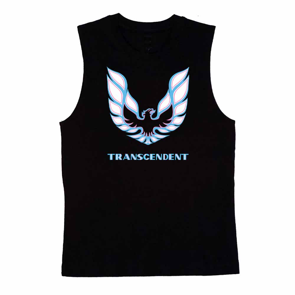 Transcendent Phoenix Sleeveless T-shirt supports Advocates 4 Trans Equality