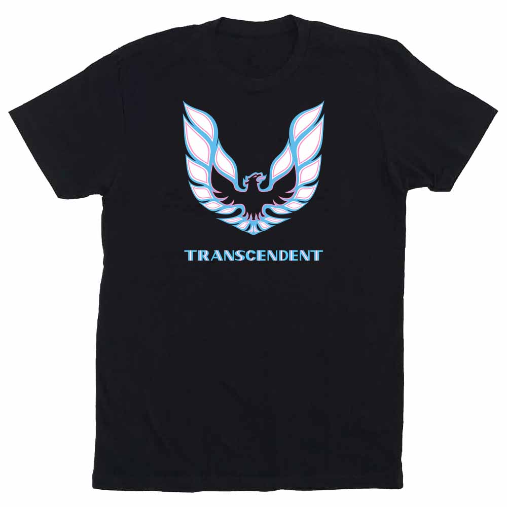 Transcendent Phoenix T-Shirt supports Advocates 4 Trans Equality